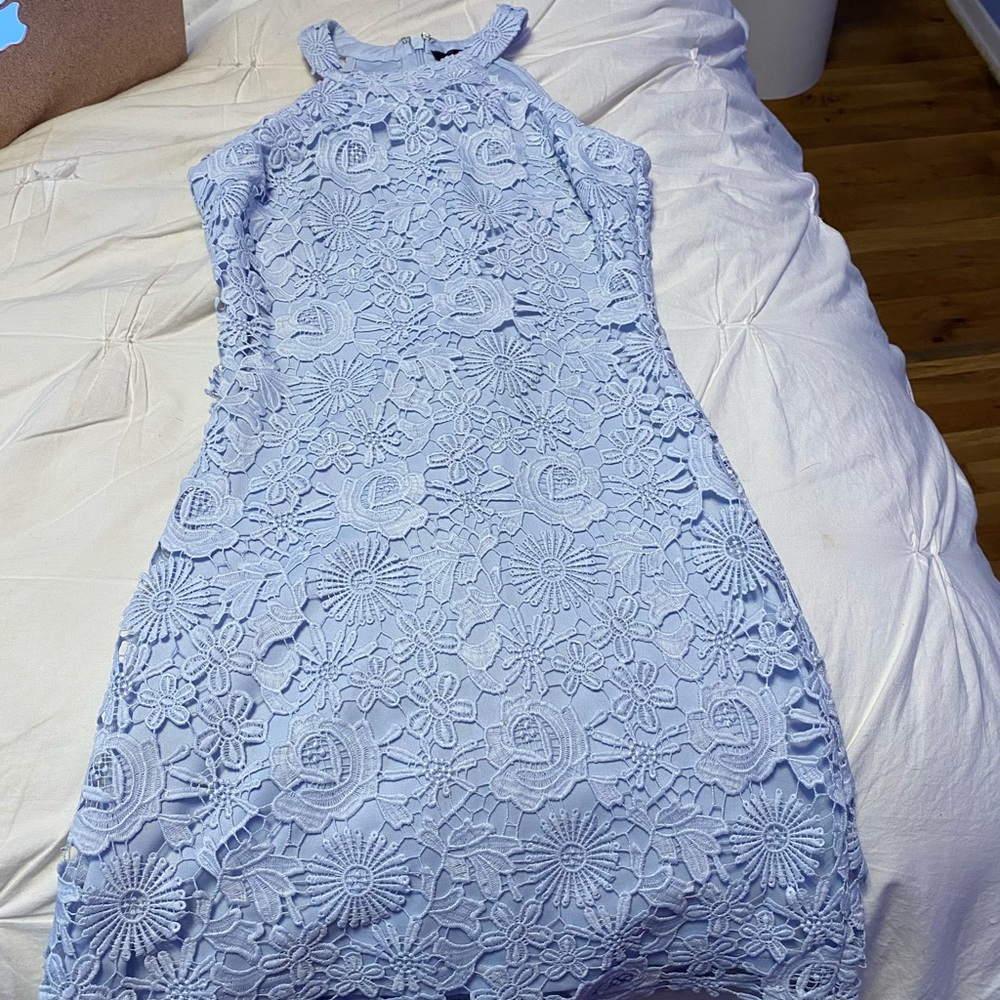 Lace blue Lulu’s dress